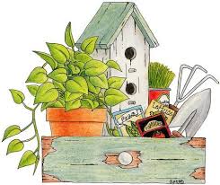 Pin By Mei Phan On Clipart Garden Artwork Flower Art Country Art