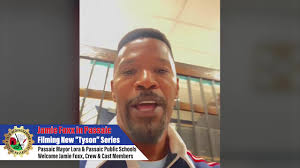 Divirtiéndome con Jamie Foxx en Passaic NJ