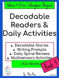 Decodable Readers And Daily Activities Vce Long Vowels Orton Gillingham Vce Words Phonics Multisensory Phonics