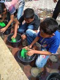 Buat beberapa lubang drainase di dasar botol, isi. Perlombaan Mengisi Air Dalam Botol Dengan Menggunakan Botol Steemit