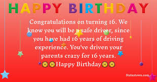 Birthdays are fun, and they can also be informative. 100 Best 16th Birthday Wishes In August 2021 Page 10 Statustown