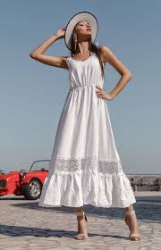 Optez pour un look de plage. Robe Longue Blanche Ete 64 Remise Www Ak Hel Com