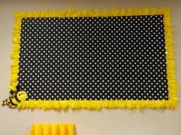 Black And Yellow Polka Dot Bulletin Boards Borders Ideas For Home Design And Interior Bee Themed Classroom Bee Classroom Bee Classroom Decor