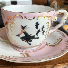 Free Shipping 7 Or 11 Piece Alice In Wonderland Tea Set In Pink Blue Or Green And Gold Durable Food Safe Tea Tea Cups Tea Set