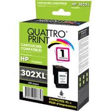 Le migliori offerte per cartucce hp 302 xl in cartucce compatibili e rigenerate sul primo comparatore italiano. Cartouches Jet D Encre Hp 302 Xl Noir Quattro Print Intermarche