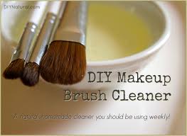 diy makeup brush cleaner a natural