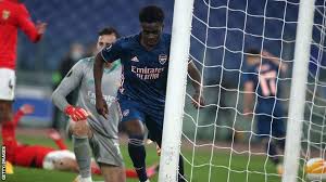 The return match between english arsenal and portuguese benfica will take place on february 25 at 20:55 moscow time. Benfica 1 1 Arsenal Arsenal Can T Put A Foot Wrong In Second Leg Bukayo Saka Bbc Sport