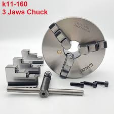 3 Jaw Lathe Chuck 6" Self-Centering K11-160 160mm Chuck Hardened Steel for  Lathe