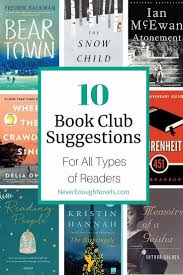 Book Club Recommendations Never Enough Novels In 2020 Book Club Recommendations Book Club Suggestions Book Club Books