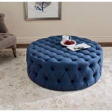 Maybe you would like to learn more about one of these? Safavieh Charlene Elegant Navy Tufted Ottoman On Sale Overstock 9985642