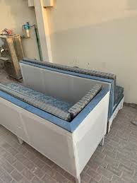 اثاث كنب شبه جديد لون ازرق 11558899 مزاد قطر