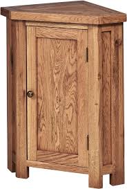32w x 32d x 13d x 17h Country Oak Corner Lamp Table Cfs Furniture Uk