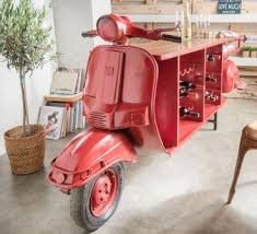 Unikat Bar Konsolentisch Scooter Konsolen Tisch Auto Mobel Mobel Aus Autoteilen