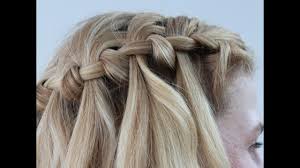 You should air dry your hair or put a little beach spray, something to texturize the hair, texture balm, something to give you a little grip. Easy Waterfall Braid Tutorial Youtube