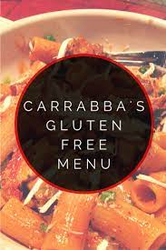 Carrabba S Gluten Free Menu Is It By Urban Tastebud Gluten Free Menu Gluten Free Restaurants Gluten Free Shopping