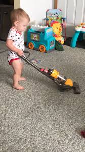 Amazon Com Casdon Dyson Ball Vacuum With Real Suction And Sounds Toy Vacuum Toys Games