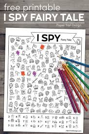 free printable fairy tale i spy activity paper trail design printable calendar template kids calendar printable calendar