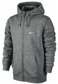 Black And White Nike Jacket Mens Nike Men S Club Swoosh Full Zip Hoodie Jacket Dark Gray L 823531 071 Nike Hoodiejacket Casual Mens Outfits Hoodie Jacket Men Hoodies