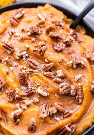 Cinnamon Maple Mashed Sweet Potatoes And Butternut Squash Mashed Sweet Potatoes Butternut Squash Sweet Sweet Potato Casserole