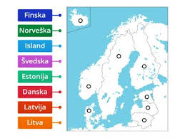 Karta evrope sa drzavama : 7 Razred Geografija Nastavna Sredstva