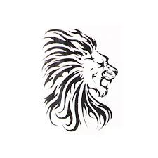 Egmbgm 6 sheets tribal realistic lion king temporary tattoo stickers for men kids cool black ink tiger drawing waterproof fake tattoos for women body art real large tatoos temporary paper set animals. Amazon Com Tribal Lion Temporary Tattoo Lion Fake Removable Tattoos Temp Tatto Designs Tatoo Decal Party Stickers Ideas Last 2 5 Days Go On With Water Removeable Party Sticker Decals