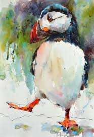 Or Maybe Another Funny Bird In A Dance Step Watercolor Bird Watercolor Art Bird Art