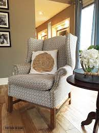Wingback Chair Make Over Why An Upholsterer Should Be Your New Bff Postbox Designs Wingback Chair Living Room Wingback Chair Reupholster Chair Dining
