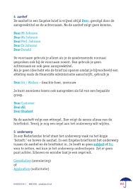 Zakelijke Email Nederlands