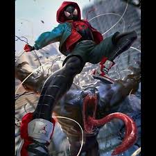 Shameik moore as miles morales/kid arachnid. Spider Man Into The Spider Verse Venom Poster Home Decor Photo Print 16 20 24 Ebay