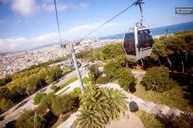 Barcelona S Montjuic Cable Car Ride Round Trip Ticket Barcelona Spain Getyourguide Dubai Vacation Tickets Barcelona Spain Vacation