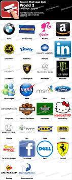Guess the names of (thousands) of logos from popular companies all over the world. Logo Quiz World Level 1 Quiz Questions And Answers