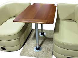 The dining table gives you plenty of room to spread out all of your work papers or other equipment. Rv Dinette Table