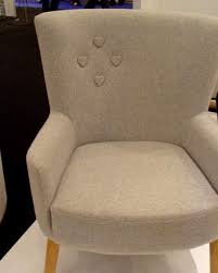 we heart deadgood s the love collection heart buttons on an upholstered chair cute from designsponge maybe t upholstered chairs chair upholstery upholstery