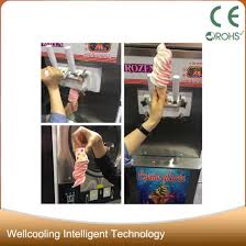 Gelato is not really the same as ice cream, however, because it has a lower percentage of fat than ice cream and has less air in it since it's churned more slowly, giving it a richer texture. China Best Quality Frozen Italian Ice Cream Maker China Italian Ice Cream Maker Soft Ice Cream Machine