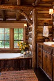 Bathroom faucets are among the least expensive and easiest to install rustic decorating products on the planet. Together With The Main Home The 360 Ranch Guest Cabins Offer Even More Spaces For Friends And Family To Rustic Cabin Bathroom Log Cabin Homes Cabin Bathrooms
