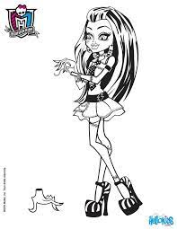 Frankie Stein S Dislocated Hand Coloring Page Descendants Coloring Pages Coloring Pages Cute Coloring Pages