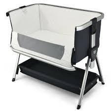 These bedside cribs are awesome and super cool ever. Gymax Baby Bed Side Crib Portable Adjustable Sleeper Bedside Bassinet Walmart Com Walmart Com