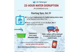 We did not find results for: Bernama Water Supply Disruption In Gombak Following Serious Leak Air Selangor
