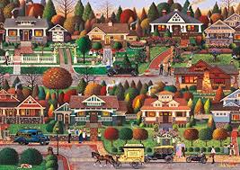 ✅ free shipping on many items! Buffalo Gamesbuffalo Games Charles Wysocki Labor Day In Bungalowville 300 Large Piece Jigsaw Puzzle Dailymail