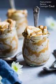 Try this chocolate overnight oats variation, for a touch of dessert for breakfast. Banana Peanut Butter Overnight Oats Recipe With Almond Milk