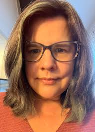 When the lady with grey hair has a good hair day