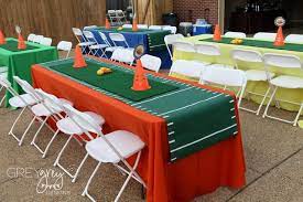 Designing a unique do it yourself (diy)wedding table centerpiece can be a major challenge. Football Tailgate Birthday Party Ideas Photo 28 Of 52 Football Birthday Party Sports Themed Birthday Party Soccer Birthday Parties