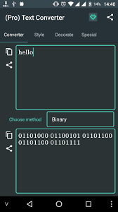 You can avail the facility of converting of long audio . Text Converter Encoder Decoder Stylish Text For Android Apk Download