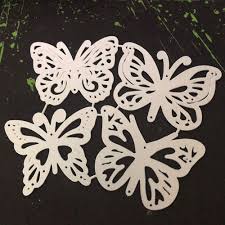 16 pcs die cuts for card making flower die cuts metal cutting dies for scrapbooking albums diy crafts, new year, wedding, valentine's day, present greeting cards. Lezed Cutting Dies Butterfly Embossing Stencils Die Cutters For Card Making Butterflies Background Metal Cutting Dies For Diy Scrapbooking Paper Cards Photo Album Decor Home Kitchen Scrapbooking U Anny Pl