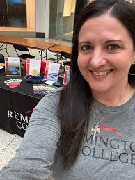 Remington College Cleveland CampusDirector of Admissions, Alicia C.,  represented the college at the Northeast Ohio Job Fair! 🤝🌟 She had a  great time promoting our programs and building connections within the  community. #remingtoncollege #
