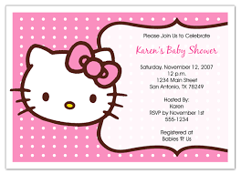 Hello Kitty Baby Shower Invitations Hello Kitty Baby Shower Hello Kitty Birthday Party Hello Kitty Invitations