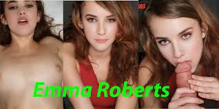 Emma Roberts sleeps with you
