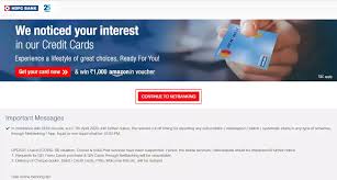 3.select ' update email id.'option. Hdfc Net Banking Hdfc Bank Internet Banking Online