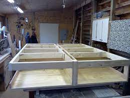 Plywood king size bed frame with storage. Platform Bed With Drawers 8 Steps With Pictures Instructables