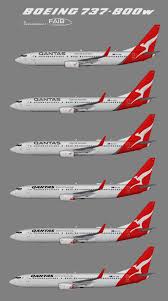 Qantas Boeing 737 800 Juergen S Paint Hangar Boeing Aircraft Boeing Boeing 737